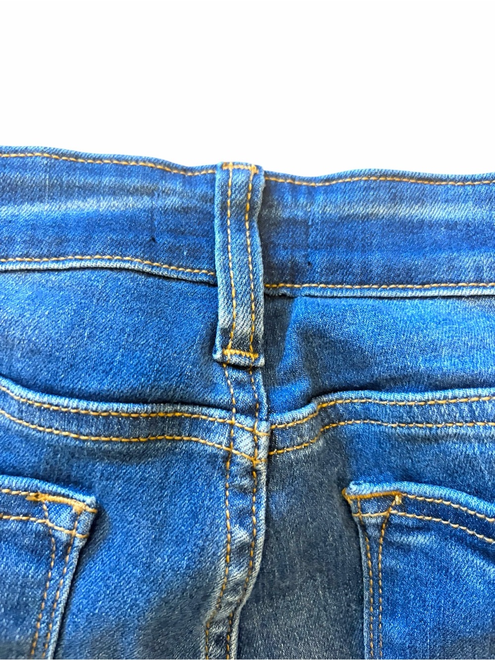 Judy Blue Straight Leg Cropped Jeans Med Wash Stretch Denim Cuff High Rise Sz 31 - Picture 8 of 15